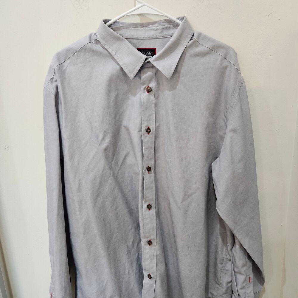 Men's Casual/Dress Long Sleeve Shirt by UNTUCKit size XXL
